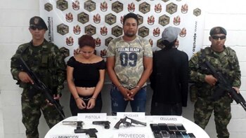 Alias “El Indio” fue capturado junto a una mujer en la vereda El Doce, del municipio de Tarazá