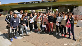 Decenas de personas participan del operativo de rescate de aves (Darío A Saidman)