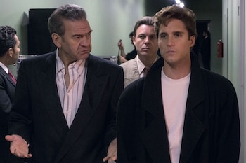 César Bordón y Diego Boneta en la serie de Luis Miguel. (Foto: archivo Gente)