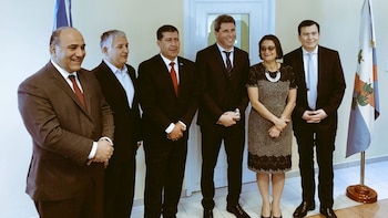 El encuentro de los mandatarios