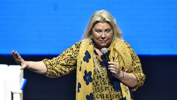 La diputada Elisa Carrió (Adrián