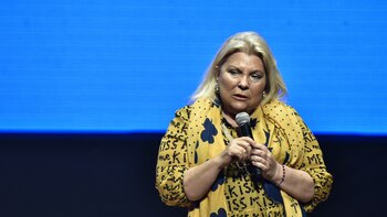 La diputada Elisa Carrió