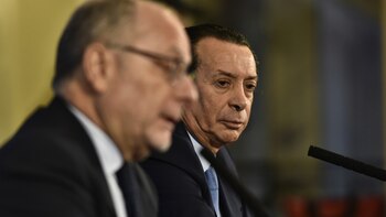 Jorge Faurie y Dante Sica,