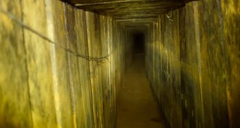 Un tunel en Gaza