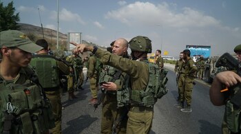 Soldados responden al atentado en