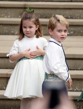 Los principitos George y Charlotte,