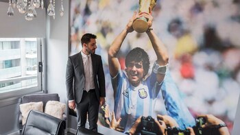 Morla, en su oficina, con