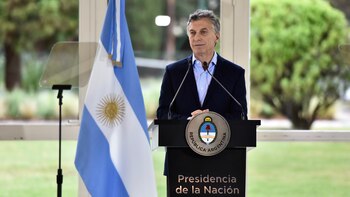 El presidente Mauricio Macri en