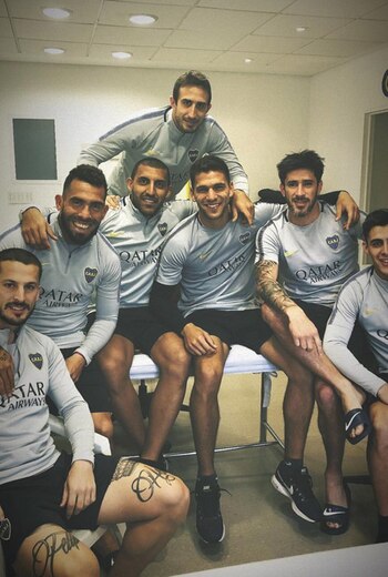 Benedetto publicó una imagen junto