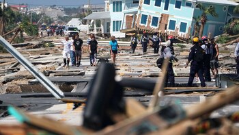 La desolación en Mexico Beach, en Florida, tras el paso del huracán Michael (Reuters)