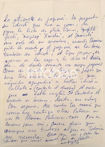 Tato Bores eligió enviarle un