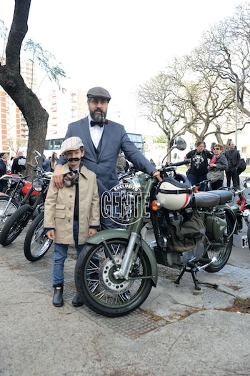 Un padre con su hijo