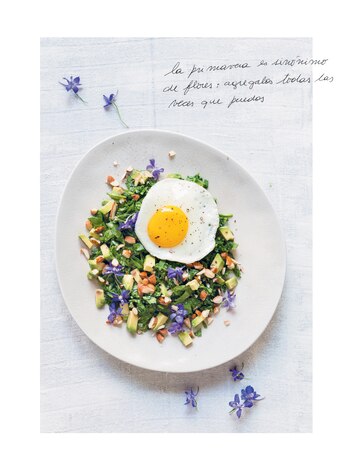 Palta y huevo, una ensalada