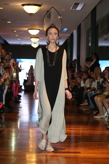 Túnica de bambu, accesorio de