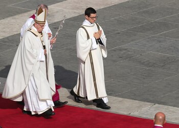 El papa Francisco durante la