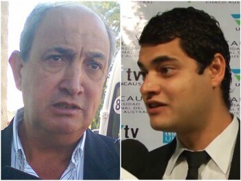 Omar Judis y su hijo