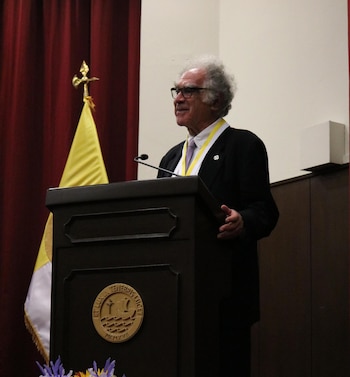 El historiador italiano recibió el