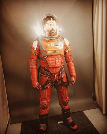 Serricchio y su traje de