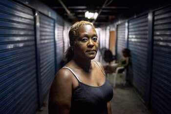 Yessica Vaamonde frente a su