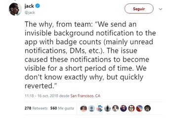 Jack Dorsey explicó por qué