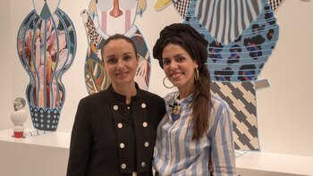 Gabi Lopez y Elena Salmistraro