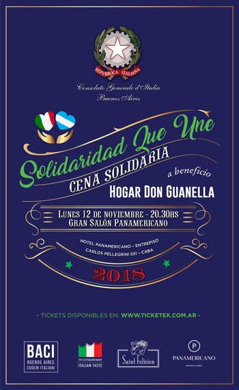 Solidaridad que une, la cena