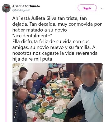 Uno de los tuits que