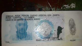 El hombre cambió su domicilio