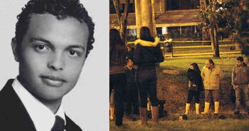 El cuerpo del joven Colmenares