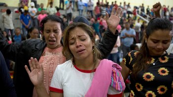 Migrantes hondureños (AP Photo/Moises Castillo)