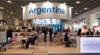 El stand argentino en Frankfurt,