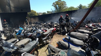 En el depósito abierto de