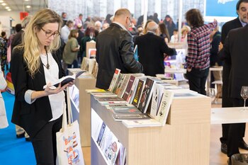 Stand argentino en la Feria