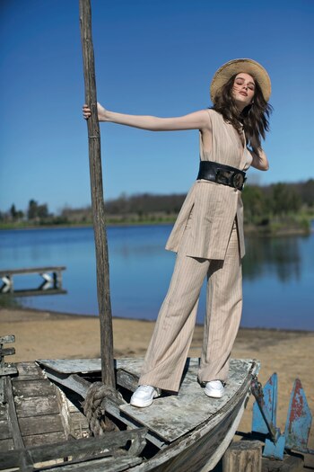 Traje de chaleco y pantalón