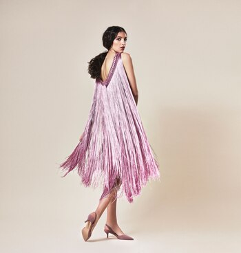 Vestido tejido en hilo de