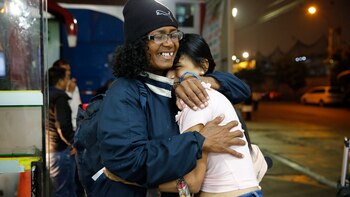 Sandra Cadiz y su hija