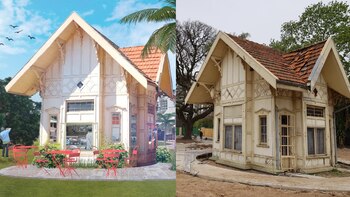 A la izquierda, la Casa