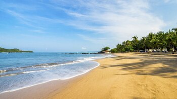 En las playas de Ixtapa