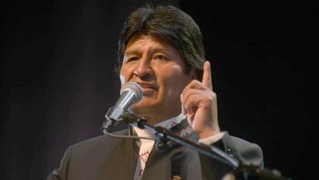 Evo Morales, presidente de Bolivia