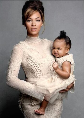 Desde pequeña, Blue Ivy Carter