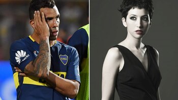 Carlos Tevez y Sofía Gala