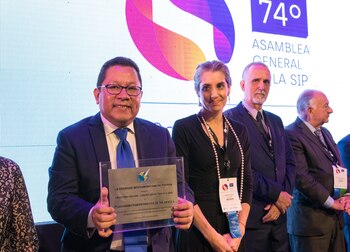 Miguel Mora, propietario del diario