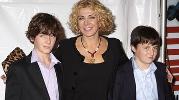 Natasha Richardson con sus hijos