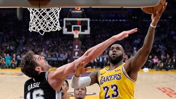 LeBron James no pudo evitar