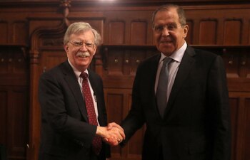 Bolton y Lavrov, en Moscú