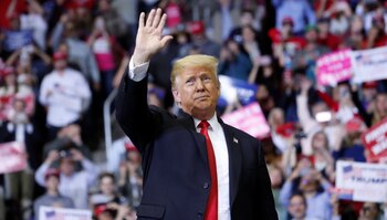 Trump intensificó los actos de