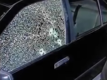 Así quedó el auto de