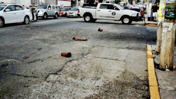 Los restos aparecieron en una