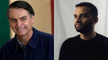 Jair Bolsonaro y Fábio Felix