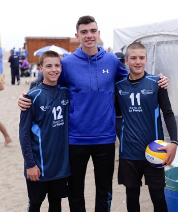 Mauro Zelayeta visitó los Juegos